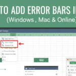 How to Add Error Bars in Excel (Windows, Mac & Online)